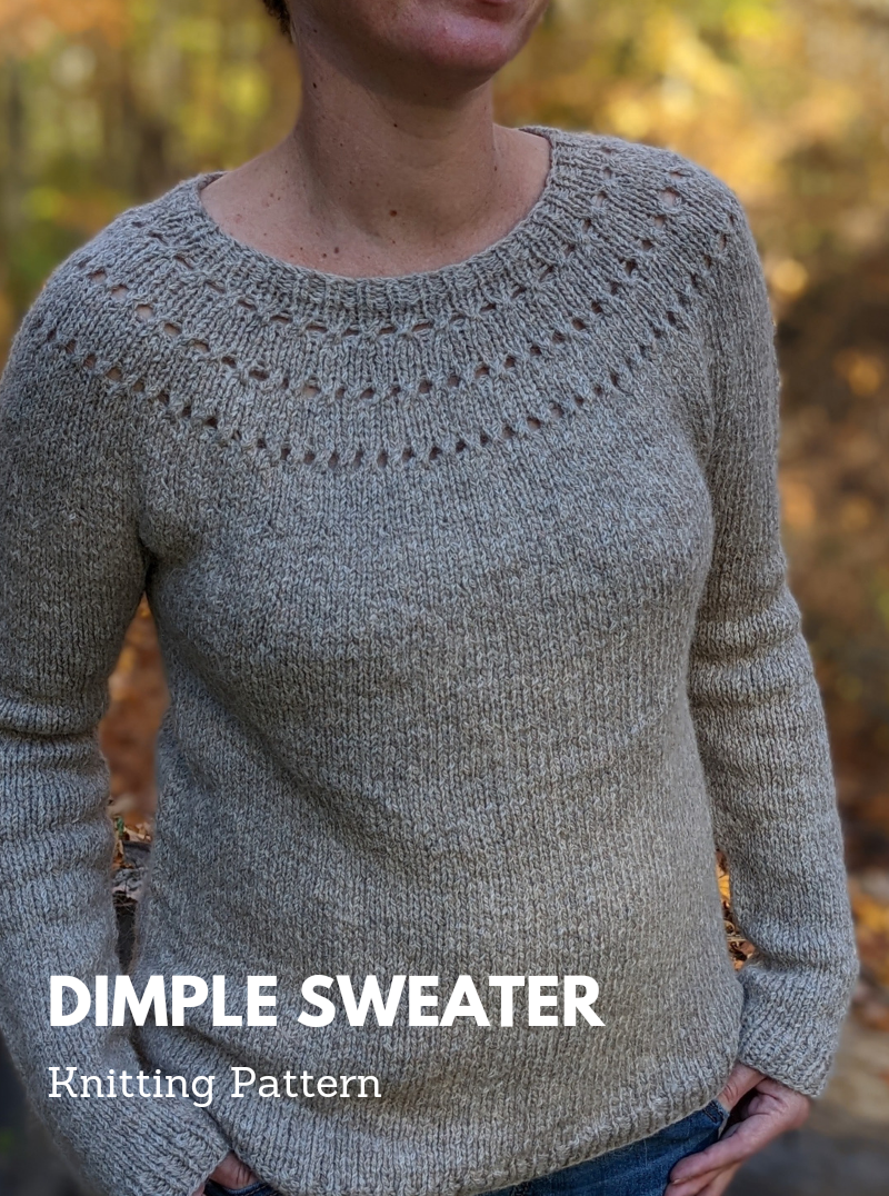 KNITTING PATTERN: Dimple Sweater