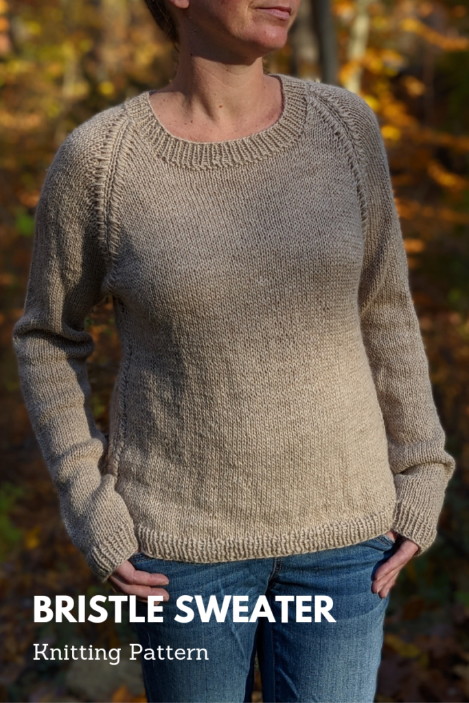 Knitting Pattern: Bristle Sweater - Knit a Bit, Crochet Away